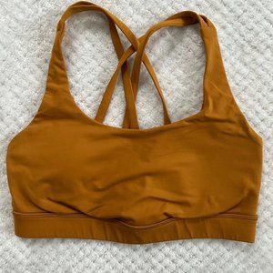 Lululemon Energy Bra Size 4 Orange